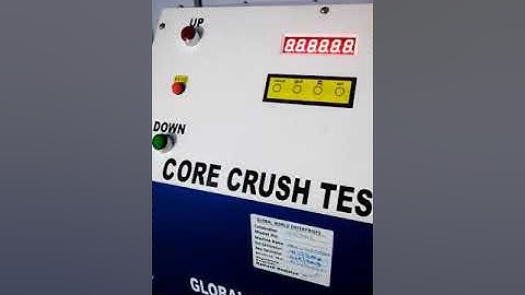CORE CONE tester paper tube check machine.