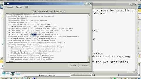 basic frame-relay verification (PVC, MAP, LMI: FECN/BECN, DLCI)