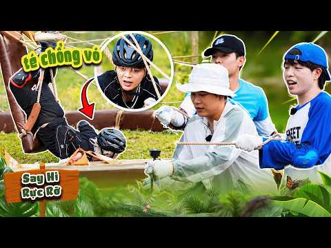 RHYDER chơi game hết mình, tiếp đất bằng mặt làm các Anh Trai hú hồn | Say Hi Rực Rỡ
