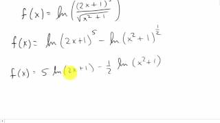 Derivative Practice Test #3 Problem #15 Solution