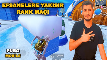 EFSANELERE YAKISIR RANK MAÇI 😈 ONE MAN SQUAD PUBG MOBİLE