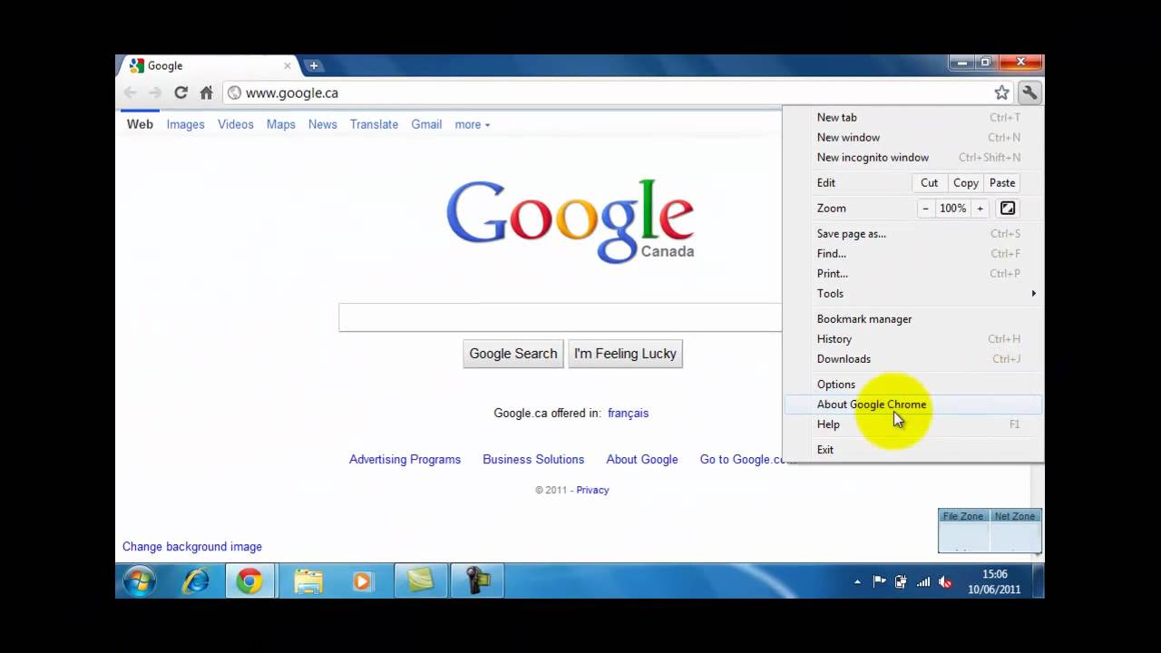 Howto Set Homepage in Google Chrome