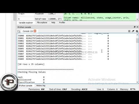 An Efficient Malware Prediction by Machine Learning Using SVM Classifier In - PYTHON | Data Mining