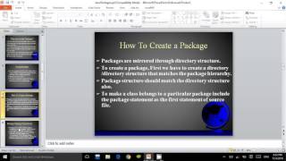 Java Package Part 1
