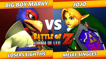 Battle of Z  - Big Boy Marky (Falco) Vs. Jojo (Link) Smash Melee Tournament