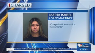 Woman charged with intoxication manslaughter