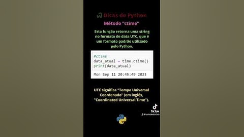 Dicas Python- Biblioteca time