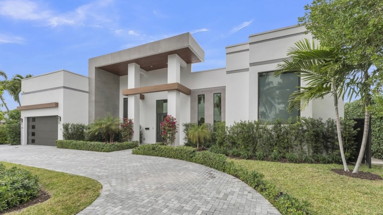$4.49M Modern Waterfront Home in Delray Beach | Boater’s Dream