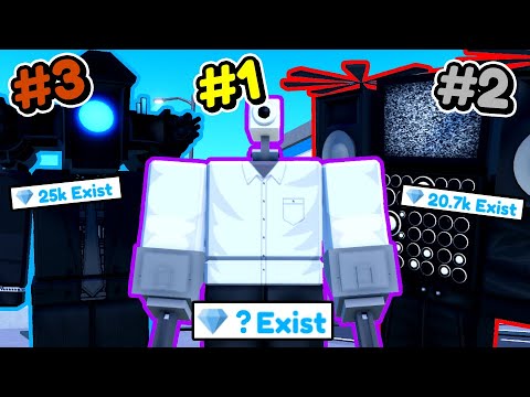 Top 5 RAREST UNITS!! (Toilet Tower Defense)