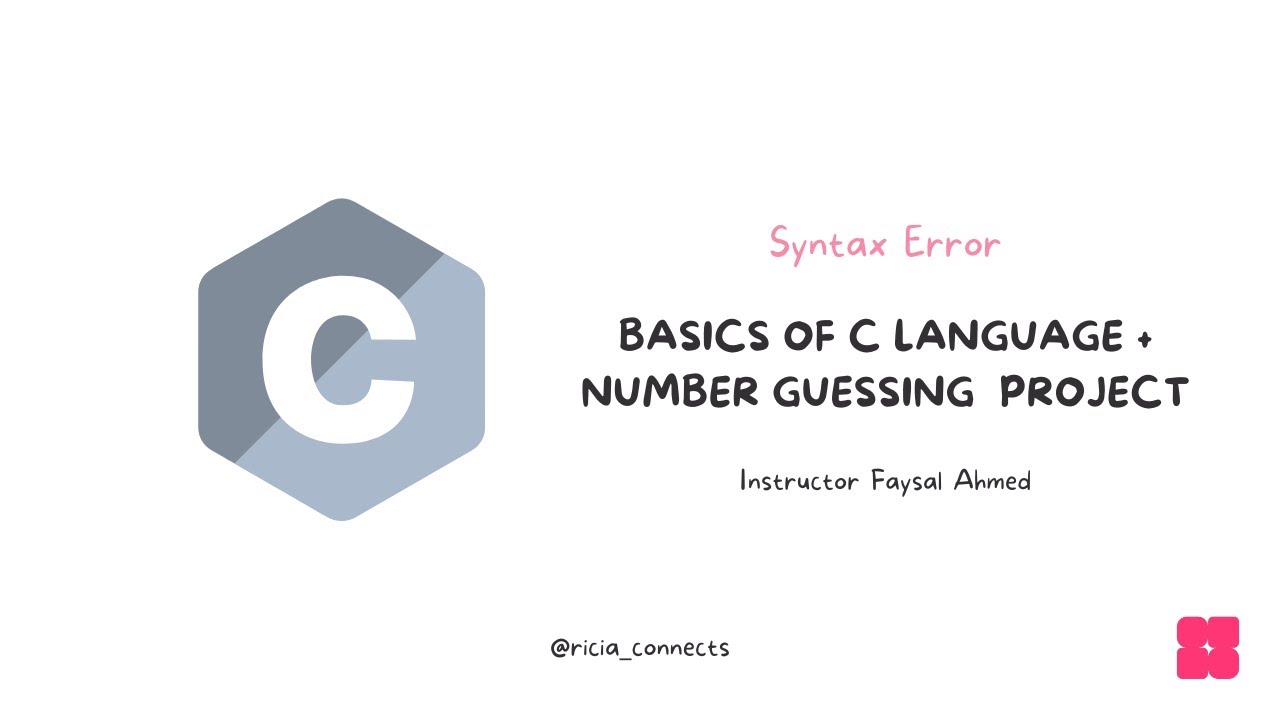 C Language Basics | One Shot Coding Tutorials | Mini Project | Guessing Game with C (Ep. 02)