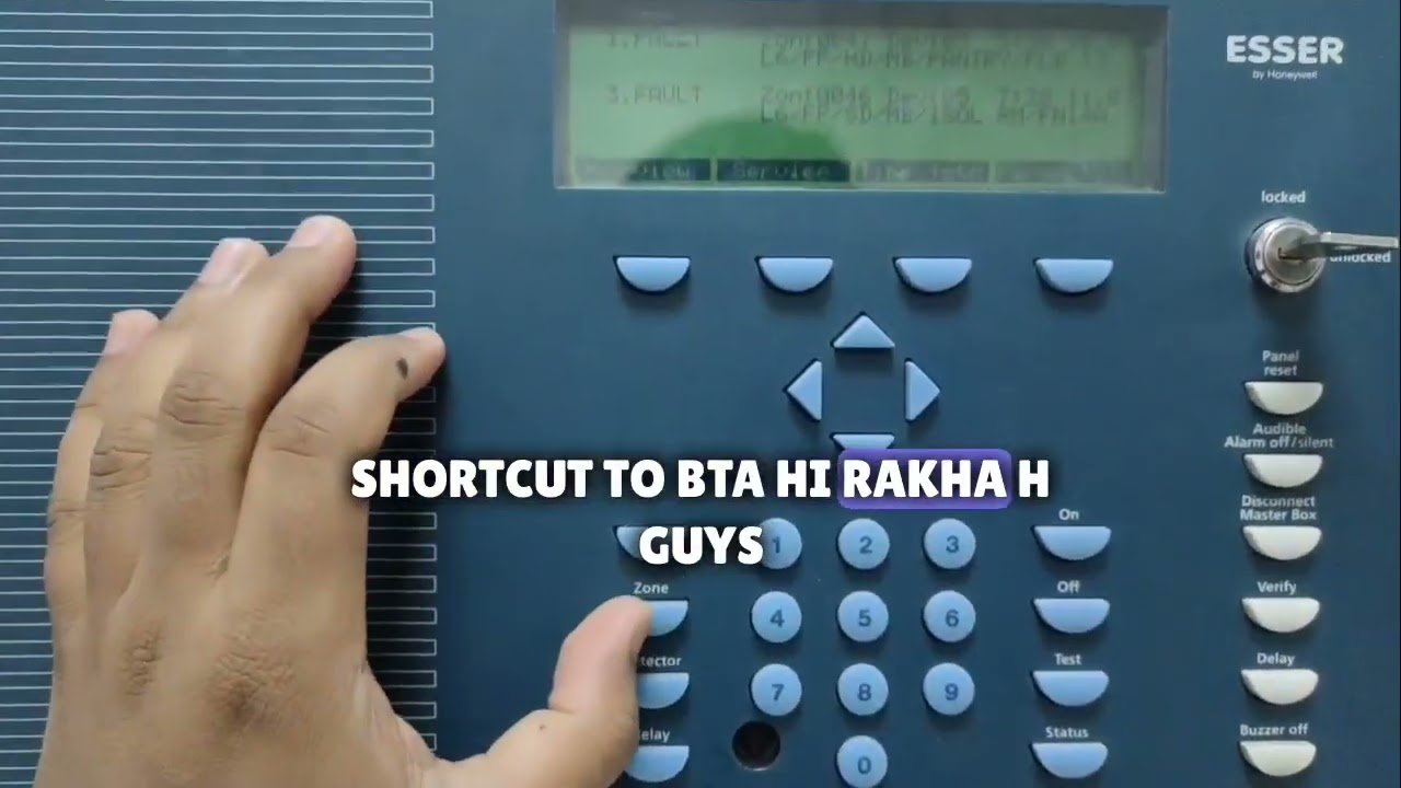 Esser IQ8 fire Alarm panel Mai Transponder fault ko kaise thi kare.How to fix transponder fault.