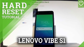 How to Master Reset LENOVO Vibe S1 - Hard Reset / Restore