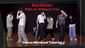 BAD DESIRE (With or Without You) - ENHYPEN Dance Tutorial Mirrored