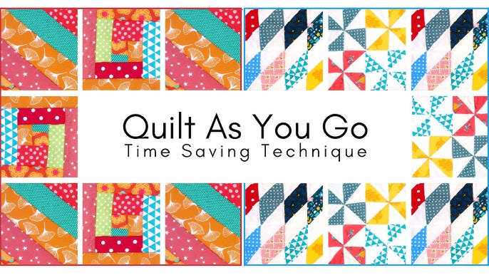 How to Quilt as you go: Easy Cover Strip Method by Monica Poole 