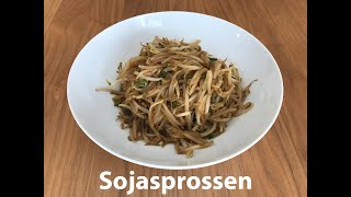 Sojasprossen In 5 Min - Chinesisches Essen - Einfach, Schnell Und Lecker