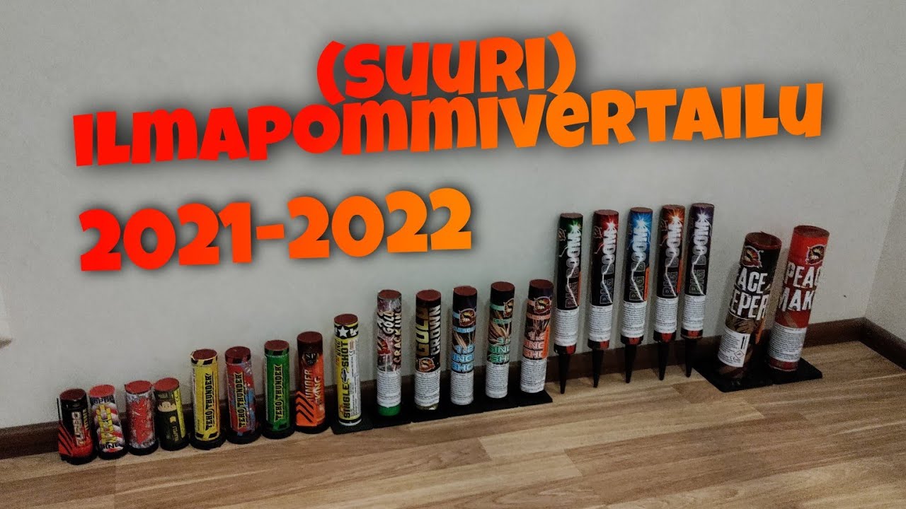 Suuri ilmapommivertailu 2021-2022