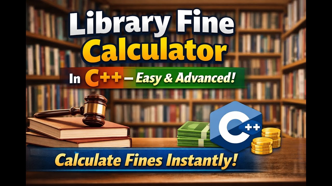 Library Fine Calculator in C++