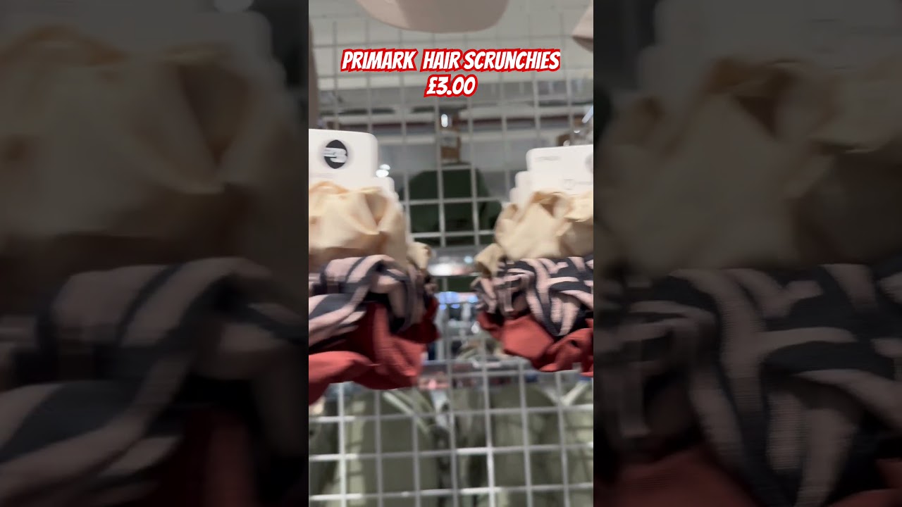 Primark hair scrunchies £3.00