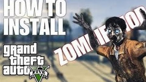 (GTAV MODS) How To Install Zombies Mods STEP BY STEP (2022)