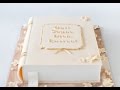 Book-shaped cake - short step-by-step tutorial