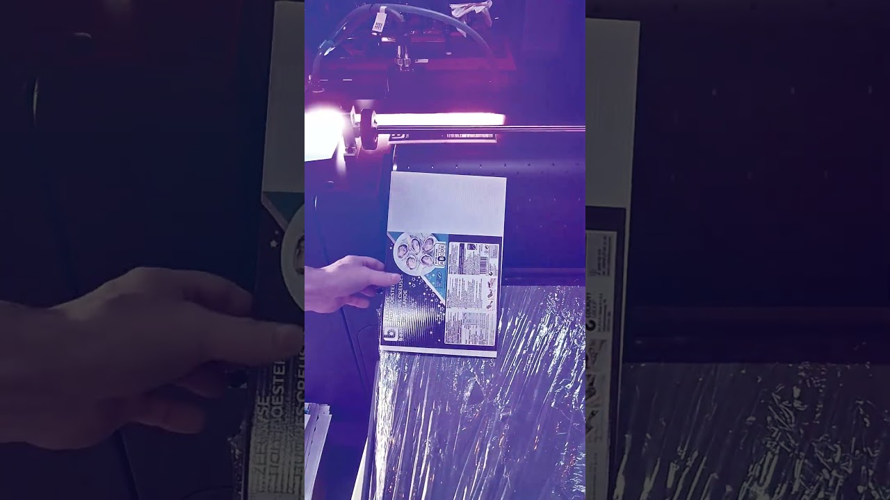 Customer Application Case: SU345 UV Single Pass Printer for Plastic Corrugated Cardboard Printing.