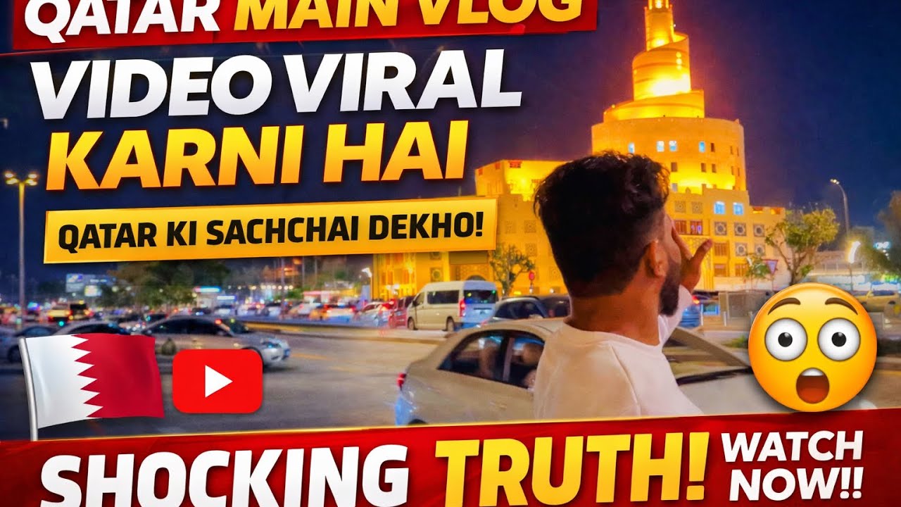 Qatar Vlog 🇶🇦 | Doha City Tour | Itna Rich Desh Dekhkar Shock Ho Gaya 😱