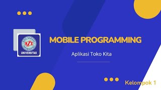 Review materi toko kita - Matakuliah Mobile programming