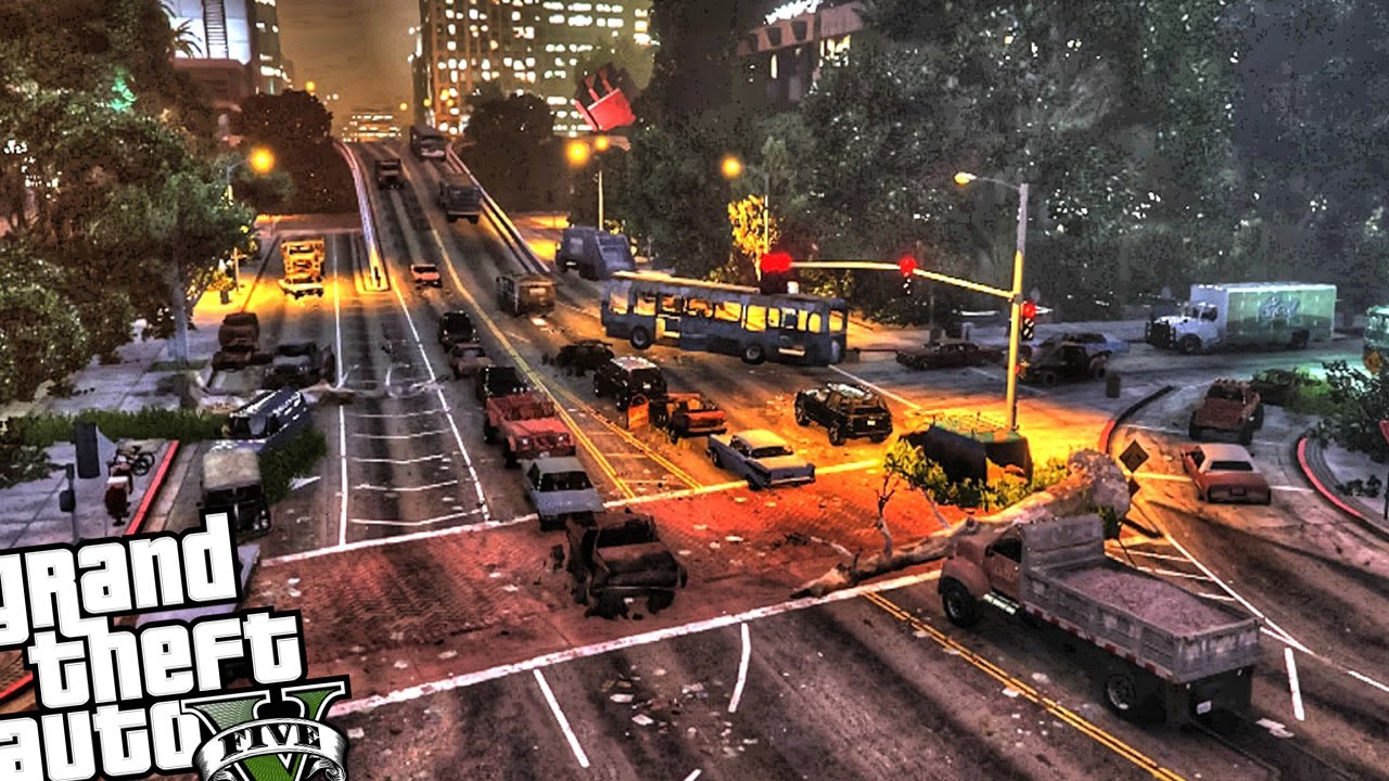 amazing abandoned los santos gta 5 pc mod youtube gta v christmas