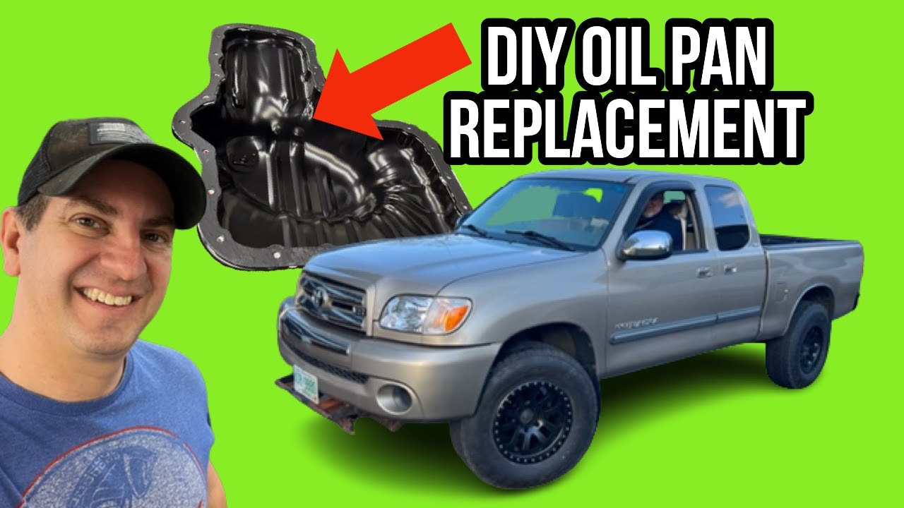 How To Replace 2000-2006 Toyota Tundra Oil Pan - YouTube