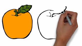 We Drawing How To Drawing A Orange For Kids
