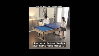 Famous RUP 3 in 1 Multi Game Table | Pool | TT | Dining Top | 8ft #8ballpool #pool Net Worth