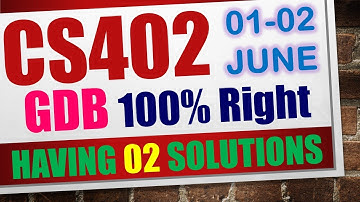 CS402 GDB 2023|CS402 GDB solution 2023|CS402 GDB Solution spring 2023|#cs402 #cs402gdb #gdbsolution
