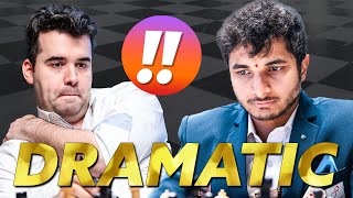 The MOST DRAMATIC game of the tournament | Vidit Gujrathi vs Nepomiachtchi | FIDE Candidates 2024