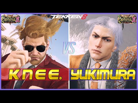 T8 KNEE Paul Vs YUKIMURA Lee Tekken 8 High Level Gameplay 