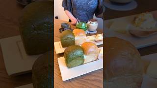 Food Travel In Kyoto/京都モーニングでおすすめの抹茶食パンセット🍞 #京都グルメ