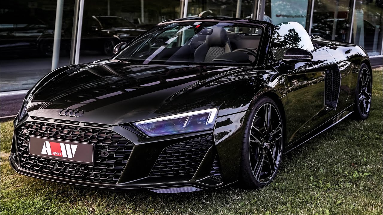 V10 SUPERCAR! 2023 Audi R8 Performance Spyder - Sound, Interior and ...
