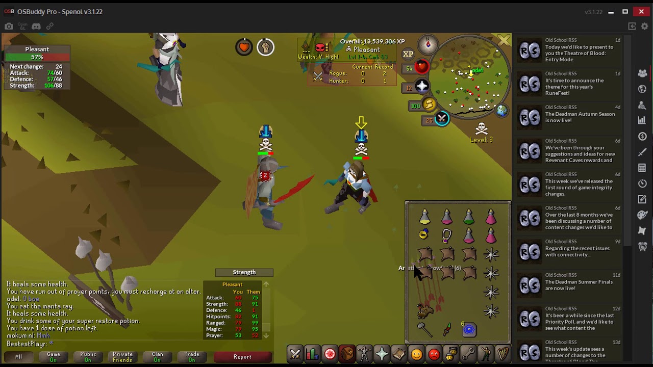 34 34 DDS Max hit w/ 88 str Zerker (0.001% chance)