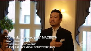 Inho Jeong Performs at The Giulio Gari Foundation 2022 (Come dal ciel precipita)