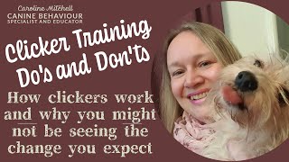Clicker Training Do's and Don'ts - How clickers work and why you might not be seeing any changes