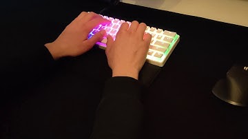 GK61 w/Glorious Pandas | Typing Sounds ASMR