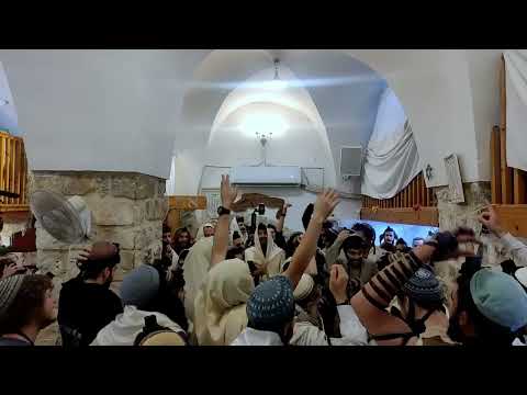 תפילת הלל ראש חודש אדר א' בניגונים וריקודים | ישיבת ההסדר צפת | אדר א' התשפ"ב