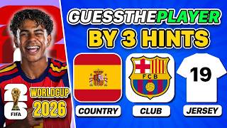 GUESS THE PLAYER BY NATIONALITY, CLUB & NUMBER ⚽ FIFA WORLD CUP EDITION 🏆 FOOTBALL QUIZ screenshot 5