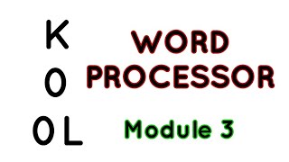 KOOL Word Processor 3