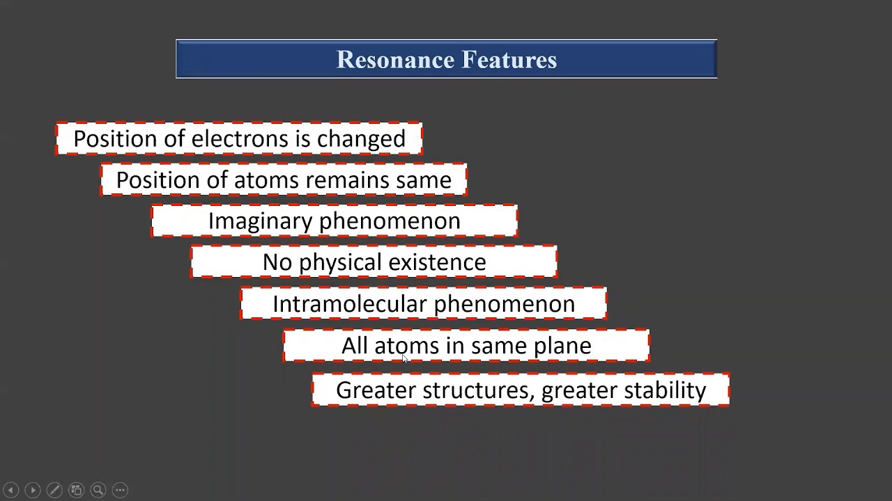 Resonance || Features, conditions & rules || Resonance, acidity & basicity || Mesomeric effect