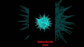 Making VIRUS Design By Using Python | PYTHON PROGRAMME #viralvideo #ytshorts #coding #viruscorona