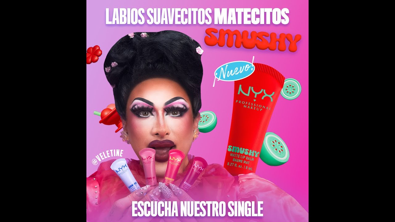LABIOS SUAVECITOS MATECITOS "SMUSHY" -  NYX PMU X VELVETINE