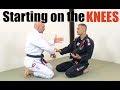 What To Do When You're Starting BJJ Sparring On Your Knees