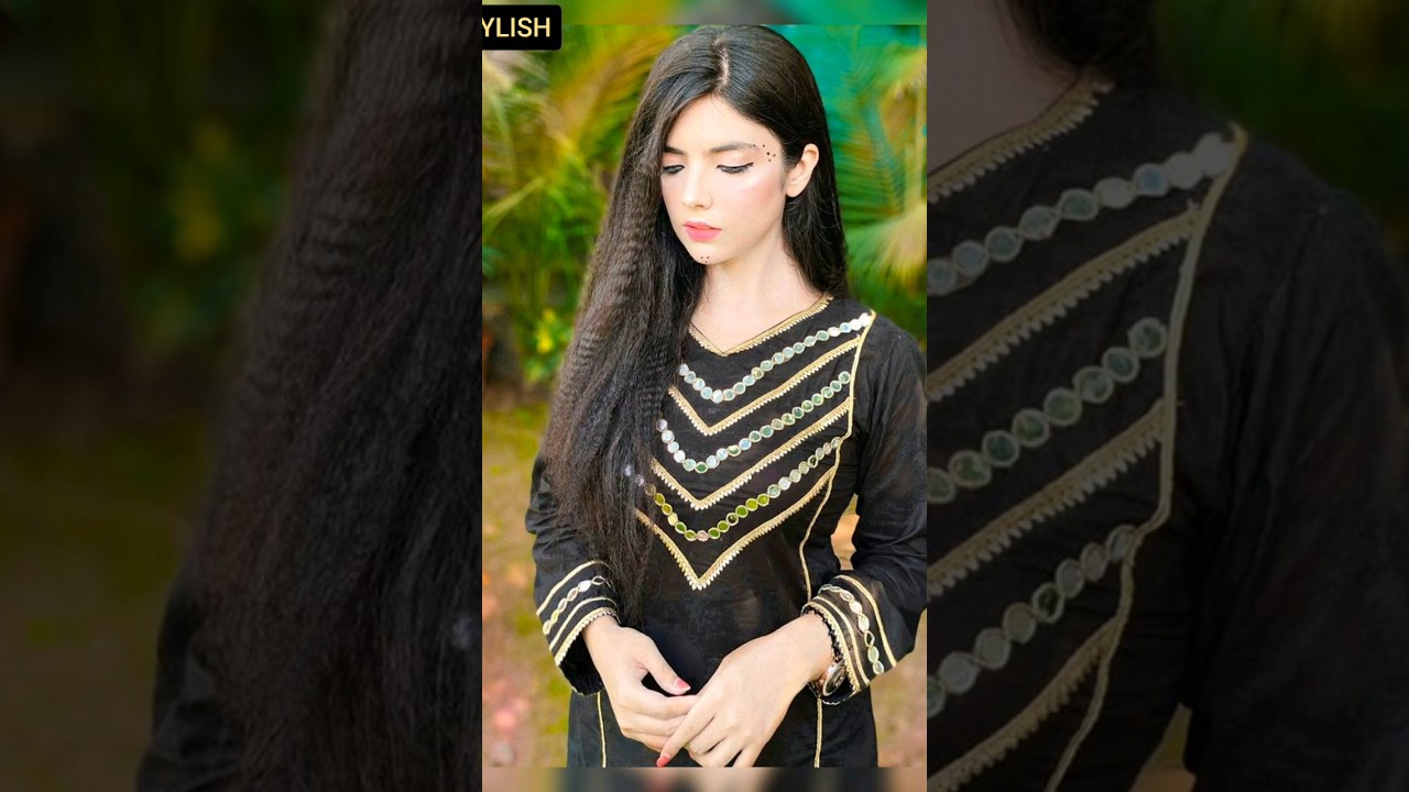 Mirror Lace Designing Ideas2023| Eid Dress Designing With Mirror Lace |Neck Design With Mirror Lace