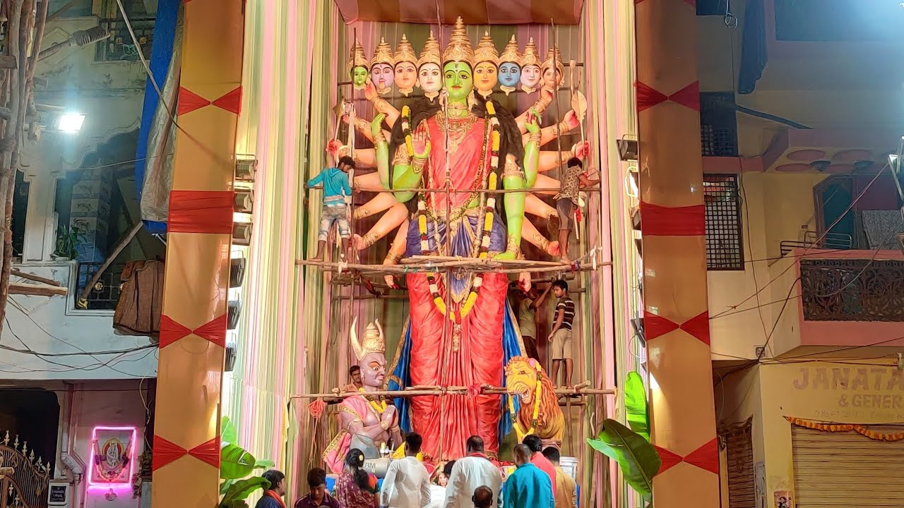 Biggest Eco Friendly Durga Mata Gulab Srinivas Gangaputra