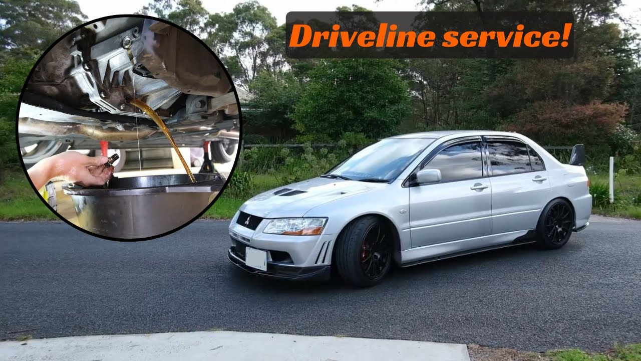 My old Evo 7 gets a driveline service!! (diff + gearbox + transfer case